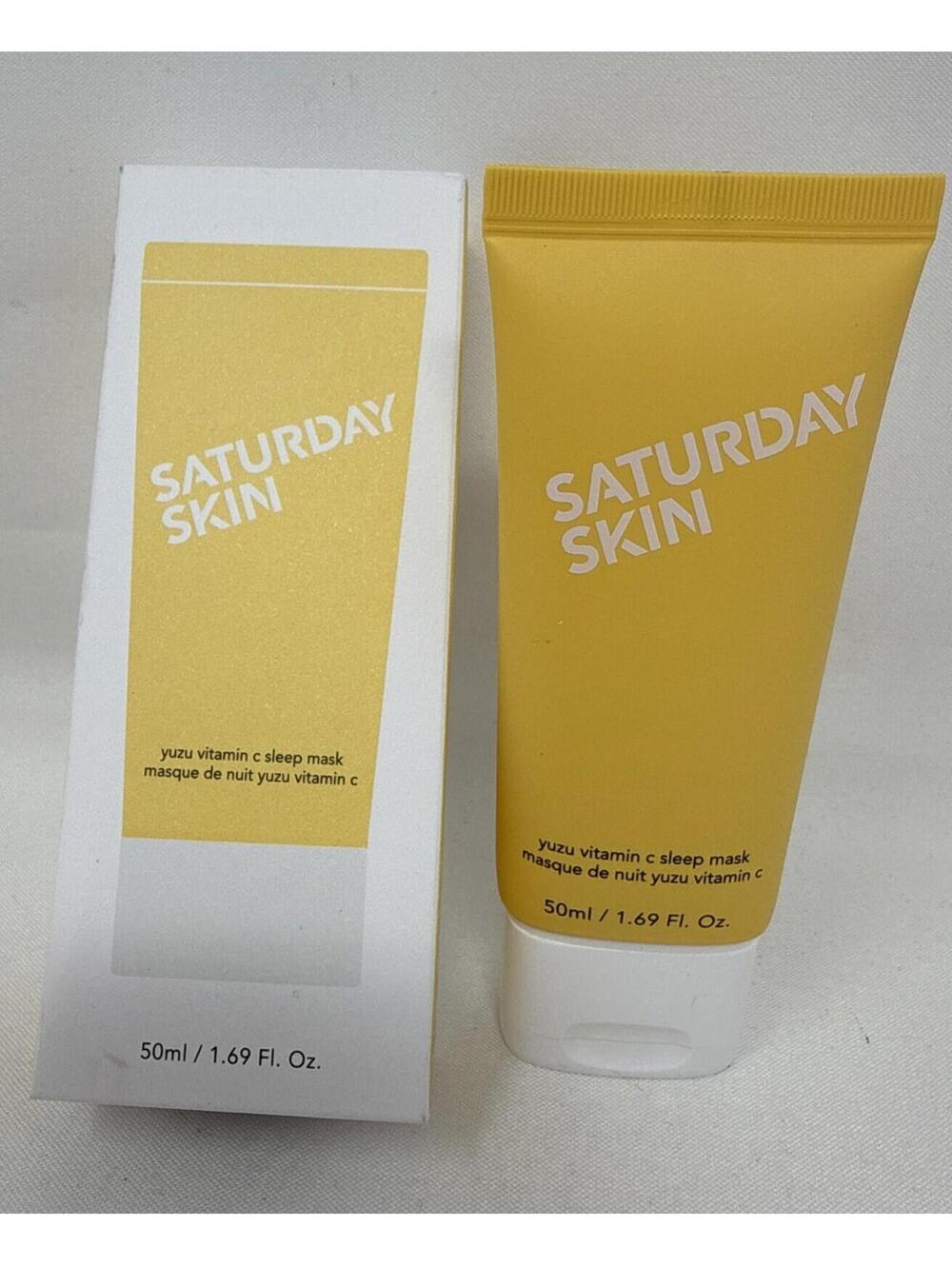 Saturday Skin Yuzu Vitamin C Sleep Mask – 50ml / 1.69 fl. oz. – NIB  CJ#102